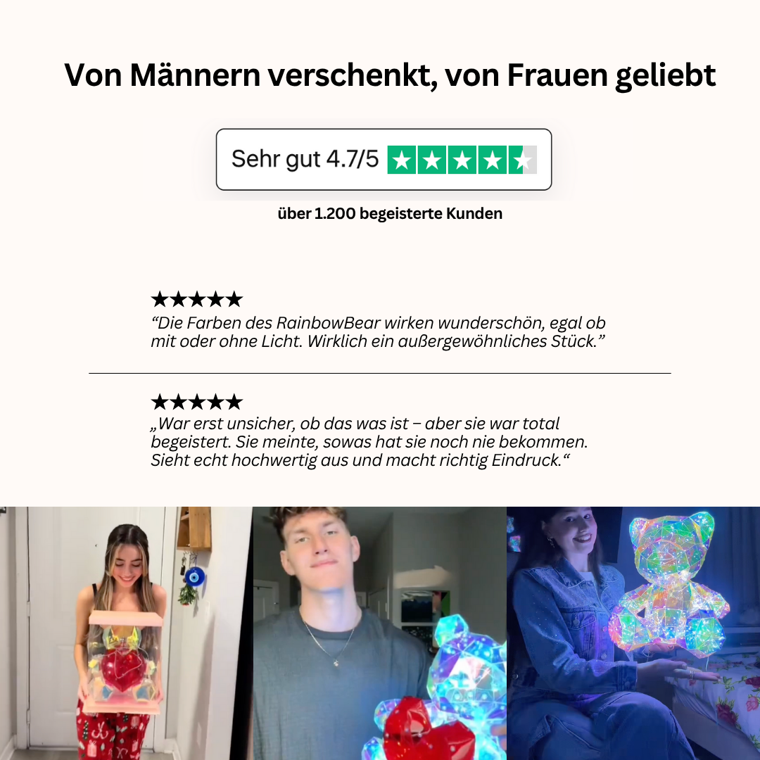 RainbowBear - Das Geschenk, das Eindruck macht